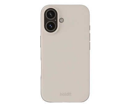 Etui do telefonów Holdit Silicone Case iPhone 16 Light Beige 16507